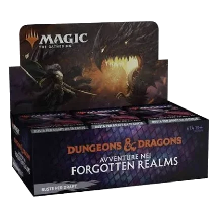DRAFT BOOSTER Box - Avventure nei Forgotten Realms - Nebula-Store
