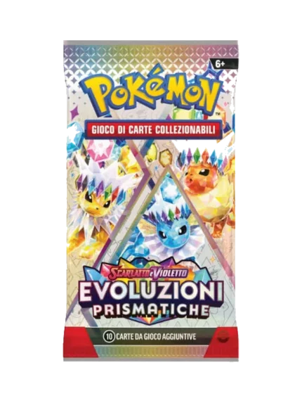 Busta Evoluzioni Prismatiche Pokémon