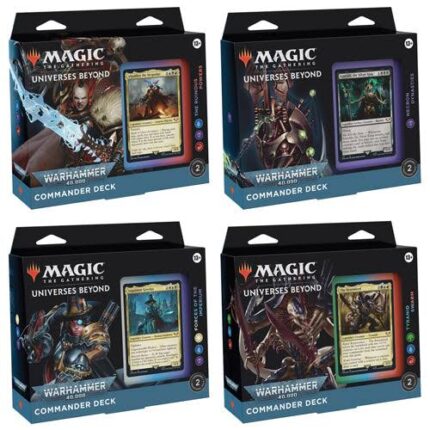 Magic - Universes Beyond: Warhammer 40,000 Commander Decks - 4 Set Nebula Store
