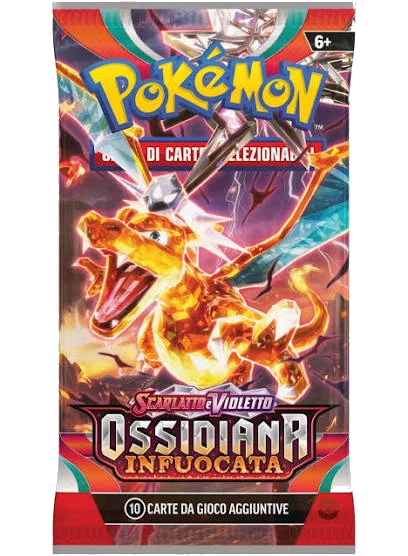 Busta Ossidiana Infuocata Pokémon